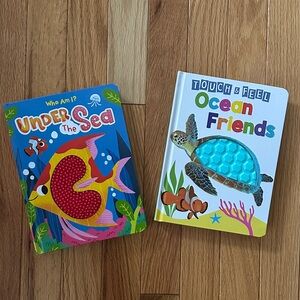 BRAND NEW - 2 Little Hippo Touch & Feel Books